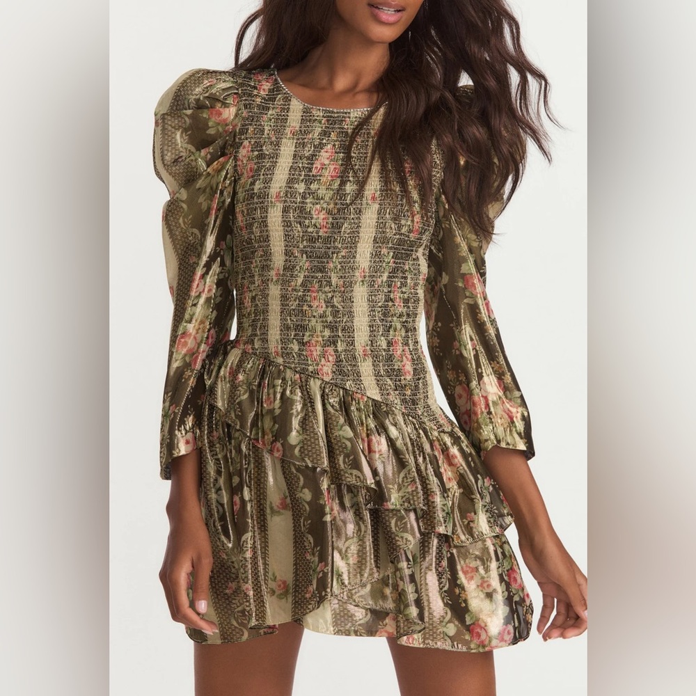 LoveShackFancy Greenwich Mini Dress